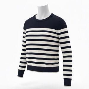a new day Navy and White Striped Women's Sweater